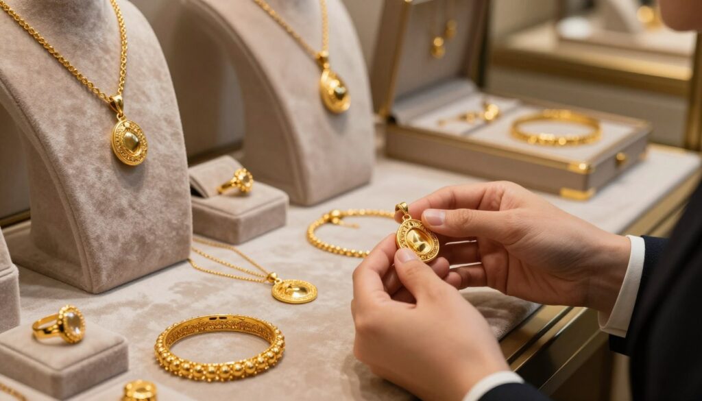 how to choose gold jewellery